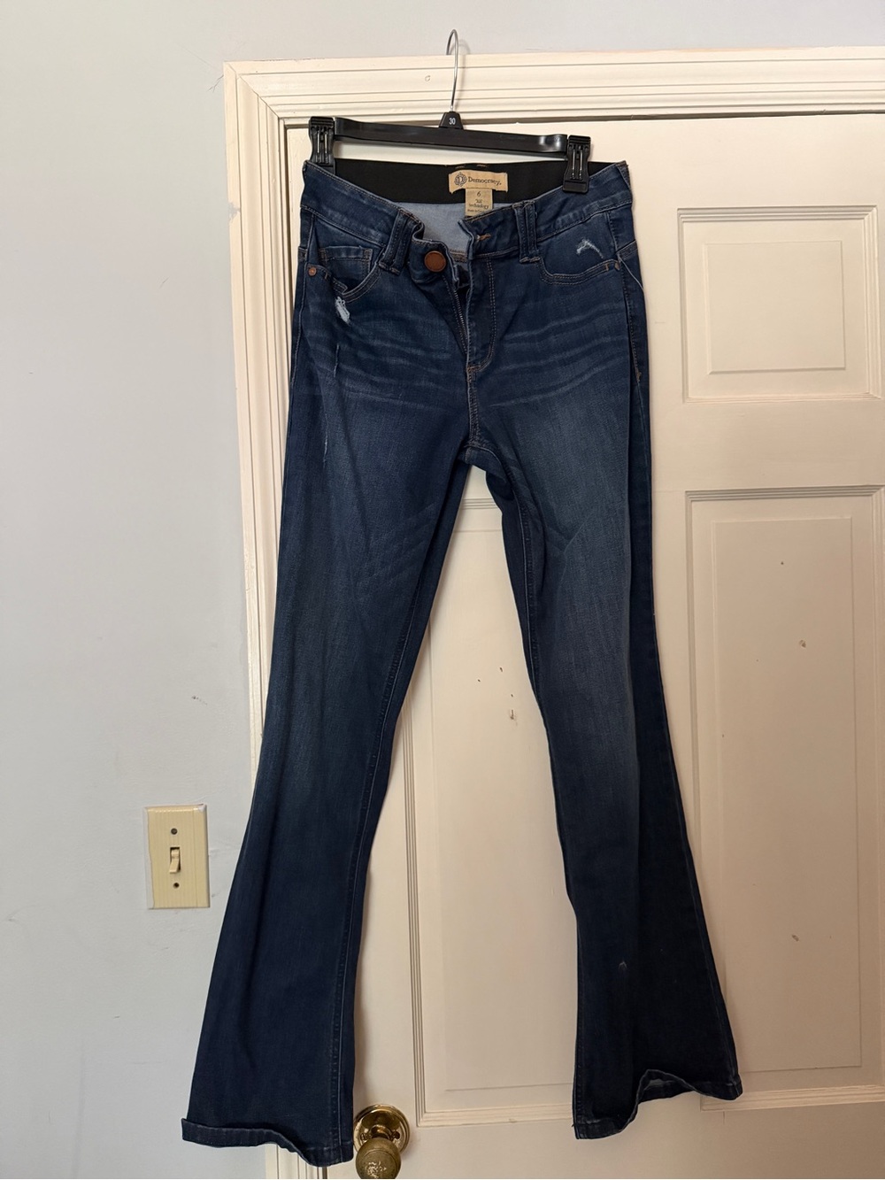 Democracy Dark Blue Flare Jeans